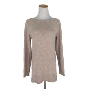LOFT Women's Cozy Pink Sweater in Medium